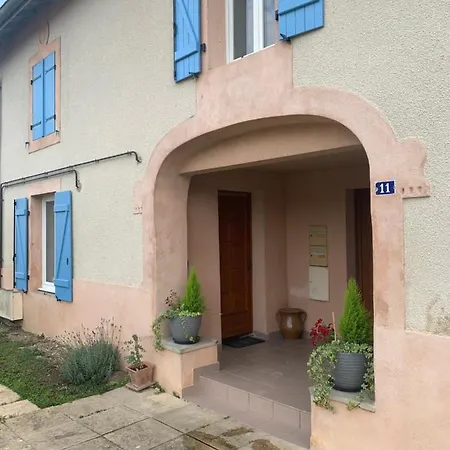 La Maison Bleue Appart 1 Remoncourt Esterno foto